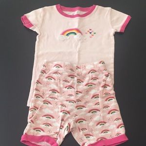 Girls rainbow pajama set.
